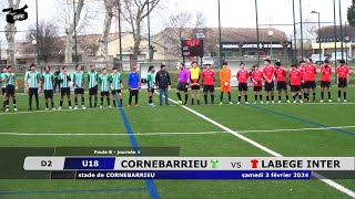 U18 CORNEBARRIEU vs LABEGE INTER 030224 [upl. by Kieran]