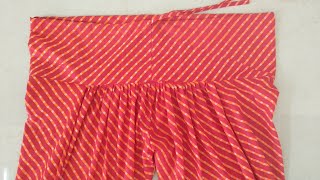 simple salwar cutting and stitching easy method in hindi DIY part1 [upl. by Jaimie]