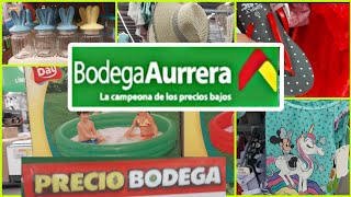 Recorrido a BODEGA AURRERA TODO PARA VACACIONES  TRAJES DE BAÑO PISCINAS INFLABLES 🩳👙🩱😎 [upl. by Ahsinor917]