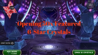 Opening 50x Featured 6Star CrystalsMCOC [upl. by Gudren14]