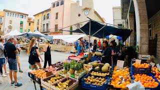 🇪🇸 Le marché de Torroella de Montgrí Costa Brava Catalogne  Mai 2024  4K [upl. by Abbotson]