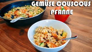 Gemüse Couscous Pfanne Rezept [upl. by Esilegna]