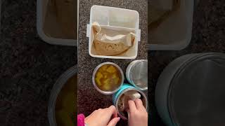 Desi tiffin ideas for school shorts tiffin lunchbox [upl. by Nnaylloh]