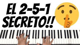 Progresión 251 SECRETA Intercambio Modal Gospel Jazz  Piano Tutorial [upl. by Remled]