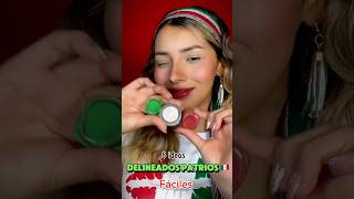 Delineados mexicanos 🇲🇽 súper fáciles delineados makeupatrio maquillajemexicano [upl. by Halak269]