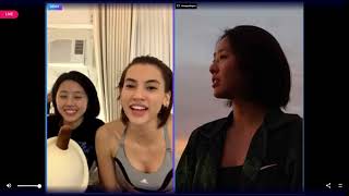 Jessey amp Trina kumu livestream talking about their rs  April 18 2023 [upl. by Ashti]