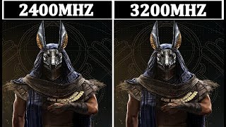 Ryzen 2600  3200Mhz vs 2400Mhz  Comparison [upl. by Duane]