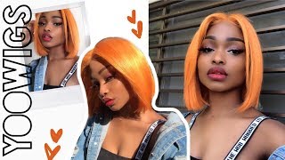 HOT WATER METHOD Using LOreal Hicolor Copper  YOOWIGS Short Bob Lace Wig [upl. by Aleece378]