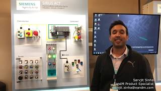 Reduce Wiring with Siemens PROFINET Push Buttons  EandM [upl. by Eissirhc785]