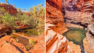 Stunning Weano Gorge Hike to Handrail Pool  Karijini National Park [upl. by Kwon994]