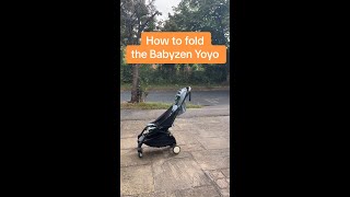 How to fold the Babyzen Yoyo [upl. by Acinet824]