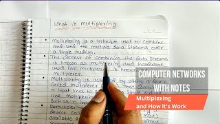 Lec 28  What is multiplexing and how does it work Computer networks Tutorials in Hindi [upl. by Luba]