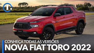 Nova Fiat Toro 2022 veja os detalhes de cada versão e preços  MOTOR1COM [upl. by Hedgcock]