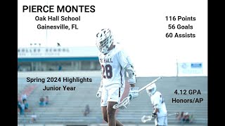 Pierce Montes Spring 2024 Junior Year [upl. by Salisbarry978]