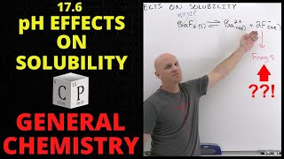 176 pH Effects on Solubility  General Chemistry [upl. by Airda634]