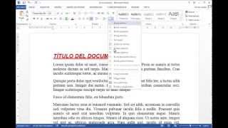 Cómo dar formato de texto en Word [upl. by Adekahs]