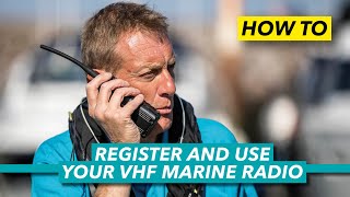 How to register and use your VHF marine radio  Motor Boat amp Yachting [upl. by Ahselat]