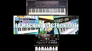 SEBASTIEN MAYE  LA MACHINE ELECTRONIQUE VS KORG POLY800 [upl. by Sherborn]