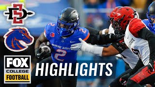 San Diego State Aztecs vs No 15 Boise State Broncos Highlights  FOX College Football [upl. by Shel]