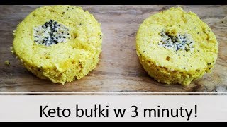 Keto kuchnia  Keto bułki 3 minuty [upl. by Archy403]