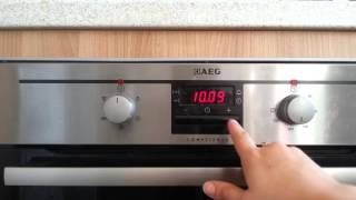 How to set your AEG oven to come on automatically [upl. by Canute]