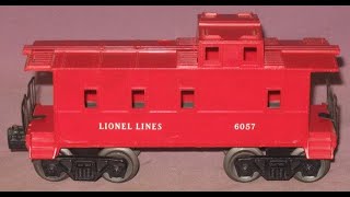 6057 Lionel Lines Caboose 7 SKU 4091 [upl. by Philps]