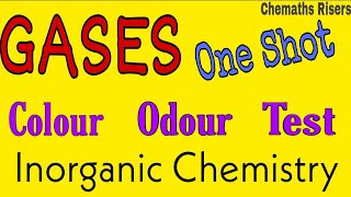 Tests for different gases  All types of gases  Inorganic chemistry  Colour  Odour  JeeNeet [upl. by Edecrem875]