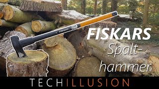 🛠BESTE AXT fürs HOLZ HACKEN  Fiskars Spalthammer  Test [upl. by Nyladnar]