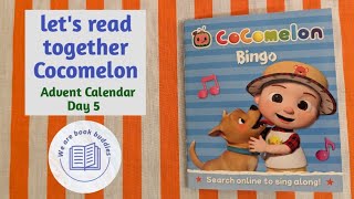 Lets read together a book from the CoComelon Advent Calendar Day 5 BINGO Read along Sing along [upl. by Nylyak872]