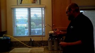 How to turn off Reverse Osmosis System and change Ultra Violet Lamp [upl. by Yrocal]