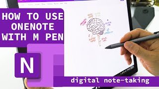 How to use onenote with M pen [upl. by Pharaoh724]