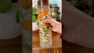 detox water for healthy glowing skin  weight loss detox water skincare shorts detox [upl. by Sneve]