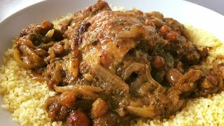 Couscous Marocain Poulet facile [upl. by Euqinot842]