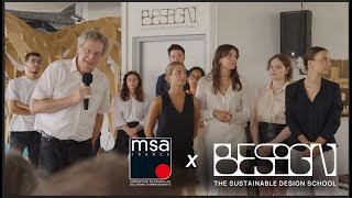 Partenaire design – Rencontre avec Besign The Sustainable Design School [upl. by Lawtun]