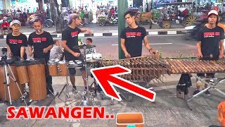 SAWANGEN  Permainan Ketipung amp Drumnya Seru bro CAREHAL ANGKLUNG MALIOBORO Via Vallen Wandra [upl. by Ahsinuq]