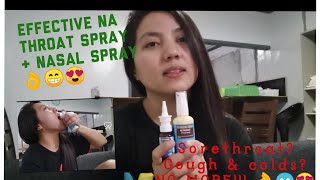 MASAKIT NA LALAMUNAN UBO SIPONEffective Throat Spray amp Nasal SprayMABILIS AT MABISA BETADINe [upl. by Norita]