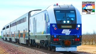 NEW Amtrak California Charger Locomotive Test Train [upl. by Kaycee]