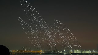 Drone Show at Louvre Abu Dhabi  Miss Bagayas [upl. by Ahsienar]