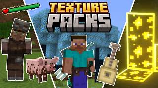 50 BEST Minecraft Recourse Packs Bedrock [upl. by Akired]