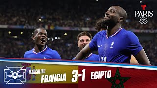 Highlights amp Goles Francia vs Egipto 31  Semifinal  Juegos Olímpicos París 2024 [upl. by Hermina]