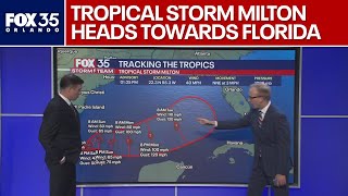 FOX 35 Storm Team provide Tropical Storm Milton update [upl. by Ko]