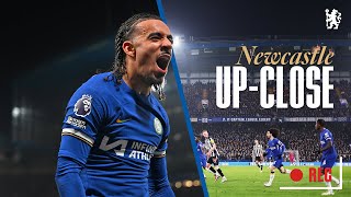 MALO GUSTO Match Cam 🎥  Chelsea 32 Newcastle UpClose  Premier League 2324 [upl. by Entwistle255]