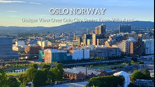 OSLO NORWAY Unique View Over Oslo City Senter🇳🇴 Virtual Walking Tour 4K60ftp [upl. by Player171]