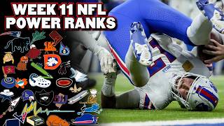 Very Honest NFL Power Rankings Week 11 [upl. by Nigle780]