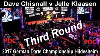 2017 German Darts Championship Hildesheim Dave Chisnall v Jelle Klaasen  Third Round [upl. by Arondell]