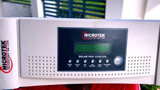 Microtek solar Inverter All Important Setting amp Features  Solar Inverter Setting [upl. by Alyal]