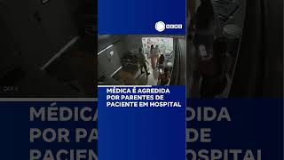 Médica é agredida por parente de paciente em hospital de Rondônia 📲 RecordNews Shorts [upl. by Ailegra]