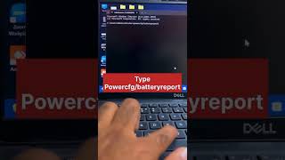 Battery Report Check batteryhealth laptopperformance [upl. by Enatan]
