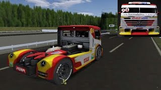 rFactor Formula Truck 2014  Mercedes 290kmh 720p [upl. by Ranice]