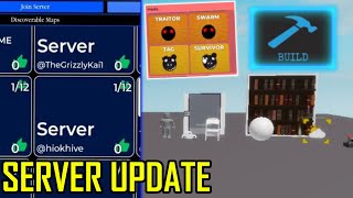 NEW BUILD MODE SERVER UPDATE  MORE Roblox Piggy [upl. by Ecirbaf]